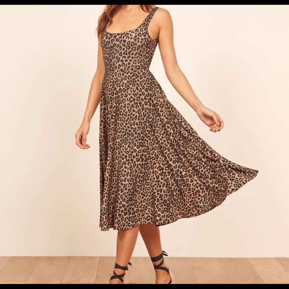 Reformation Leopard Dress